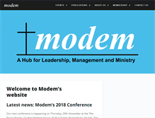 Tablet Screenshot of modemuk.org